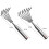 (Silver, 7 teeth) Ruostumaton pihaharava, ergonominen 8