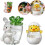 (rabbit, 1pcs) Borcan bomboane iepuraș sticlă, Paște 8