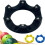 (Black, 1pcs) Rotator bile bowling, 360, curățat 3