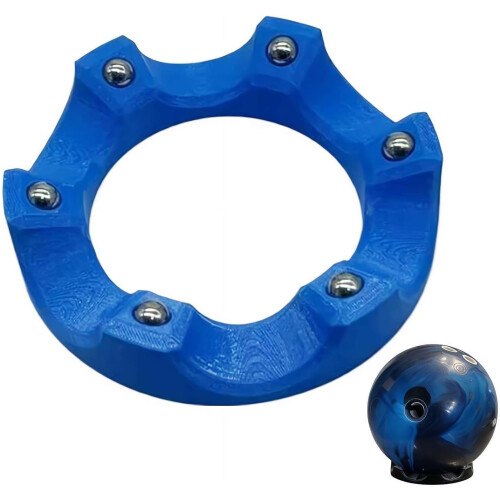 (Blue, 1pcs) Rotator bile bowling, 360, curățat