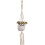 (Style C, 1pcs) Colgante macrame plantas, algodón cuentas madera. 1