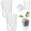 (Transparent, Large) Mini Self Watering Pots, Clear, Water Level Indicator 1