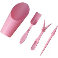 (pink, 1set) Set 4 mini outils jardin plantes intérieur, pelle cuillère rempotage