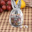 (transparent, 2pcs) Glas Osterhasen Glas mit Deckel, für Süßigkeiten & Eier 5
