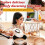 (Pink, One size) Mini Kitchen Real Cooking Set, Electric Stove, Educational 2