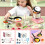 (Pink, One size) Mini Kitchen Real Cooking Set, Electric Stove, Educational 3