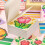 (Flower, 1pcs) Libro pegatinas arte pixel, 32 escenas 64 pegatinas. 8