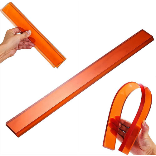 (50cm, 1pcs) High Resilience Plastering Scraper, Flexible Arc, Drywall