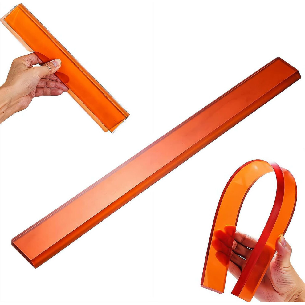 (50Cm, 1Pcs) High Resilience Plastering Scraper, Flexible Arc Design For Internal & External Curved Surfaces, Ergonomic Grip Drywall 5437706735427