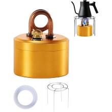 (Golden-B, 1set) Hornillo alcohol camping mini, antideslizante.