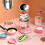 (Pink, One size) Mini Kitchen Real Cooking Set, Electric Stove, Educational 1