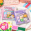 (Flower, 1pcs) Libro pegatinas arte pixel, 32 escenas 64 pegatinas. 5
