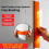 (50cm, 1pcs) High Resilience Plastering Scraper, Flexible Arc, Drywall 3