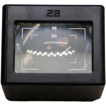 (Black, 35/50 Frame) Viseur optique 28mm pour appareil photo, réglable, lignes cadre 35/50/40