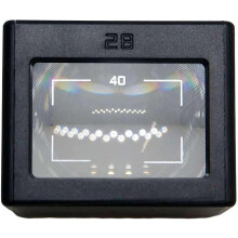 (Black, 40 Frame) Viseur optique 28mm pour appareil photo, réglable, lignes cadre 35/50/40