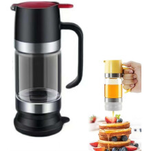 (Black, 1pcs) 12oz ei tippuva hunaja annostelija, lasi