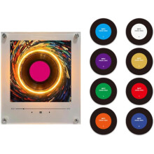 (White Rotation, 1set) Magneettinen jääkaappi laulukaiutin
