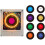 (White Rotation, 1set) Magnetic Fridge Induction Speaker, Retro Music Player 1