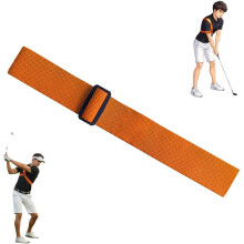 (Yellow, 1pcs) Golf swing correctieband, verstelbare training hulp - voor beginners en professionals