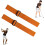 (Yellow, 2pcs) Golf Swing Correction Band, Adjustable, Waist Training 1