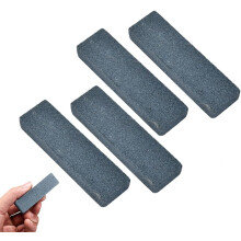 (Blue, 4Pcs) 4 mini kamienie do ostrzenia, do noży kieszonkowych, ultra-przenośny, 7,2 cm