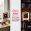 (White Rotation, 1set) Magnetic Fridge Induction Speaker, Retro Music Player 3