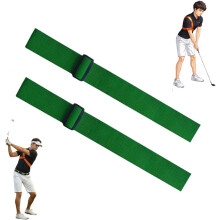 (Green, 2pcs) Golf swing correctieband, verstelbare training hulp - voor beginners en professionals