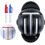 (T type scriber, 1Pcs) Precision Golf Ball Marker, 3 Stencils, 2 Markers 1