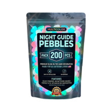 (Multicolor, 200pcs) 200/400 pietre grădină strălucitoare întuneric