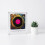 (White Rotation, 1set) Magnetic Fridge Induction Speaker, Retro Music Player 7
