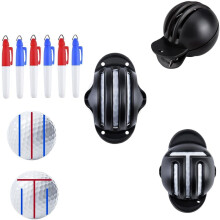 (Mix, 3Pcs) Precisie golfbal marker, lijn tekening marker, 3 stencils en 2 markers - voor identificatie