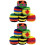 (Random Color, -) 6/12 ks háčkované footbagy 1