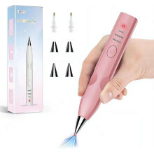(Pink, 1set) Lapicera diamante inalámbrica, silenciosa recargable.