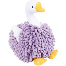 (Purple, 1pcs) Schwan Chenille Handtuch, tierförmig, saugfähig, für Bad & Küche (Gelb)