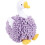 (Purple, 1pcs) Prosop lebădă chenille, baie 1