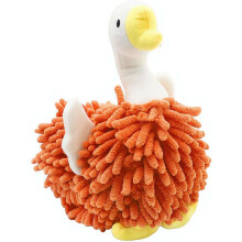 (Orange, 1pcs) Schwan Chenille Handtuch, tierförmig, saugfähig, für Bad & Küche (Gelb)