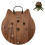 (S, 1pcs) Tabla montar helechos forma gato, pared. 1