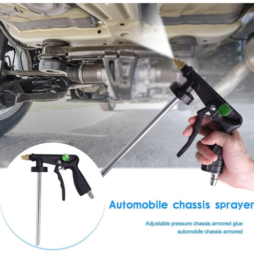 (Silvery, One Size) Automotive Underbody Coating Gun, Rust Proofing, Bed Liner 1