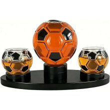 (Football, 3pcs) 850ml jalkapallo viski dekantteri setti