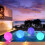 (White, 4Pcs) 13.4" Solar Floating Pool Light, 16 Colors, Auto Shut-Off 1