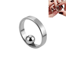 (Ring+ spherical magnet, 1set) 2-in-1 Katzenaugen Magnet Set, französischer Maniküre & Ringmagnet