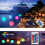 (White, 2Pcs) 13.4" Solar Floating Pool Light, 16 Colors, Auto Shut-Off 6