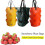 (Orange, 1pcs) Upside Down Tomato Planter, Hanging, Vertical Garden Bag 2