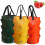 (Orange, 1pcs) Upside Down Tomato Planter, Hanging, Vertical Garden Bag 7