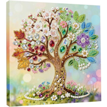 (SetI, 1set) Diamant kunst kits til voksne, diamant maleri kits til begyndere, DIY diamant krystal rhinestone maleri kits til hjem
