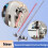(Silver, 24”) Positioning Calipers for Circular Saw, Stainless Steel Guide 5