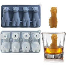 (Blue, Alpaca) uil, pinguïn, alpaca - voor bier en whisky