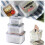 (S+M+L, 3Pcs) Fruit Storage Containers for Fridge, Removable Colander 1