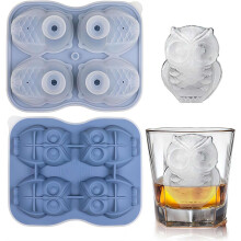 (Blue, Owl) uil, pinguïn, alpaca - voor bier en whisky