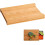 (Bamboo, 16"L x 11"W) Tabla bambú deslizable, preparación comida. 1